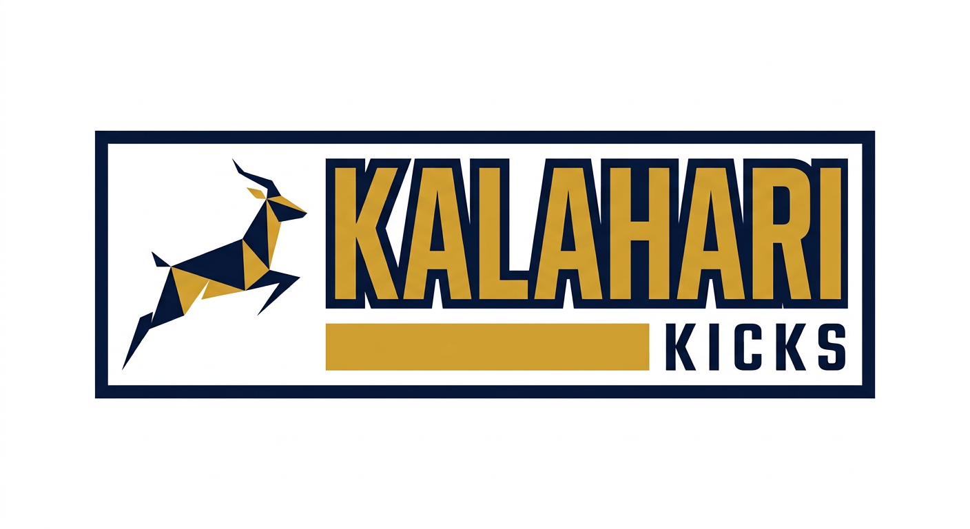Original Kalahari Kicks sports wordmark logo Botswana