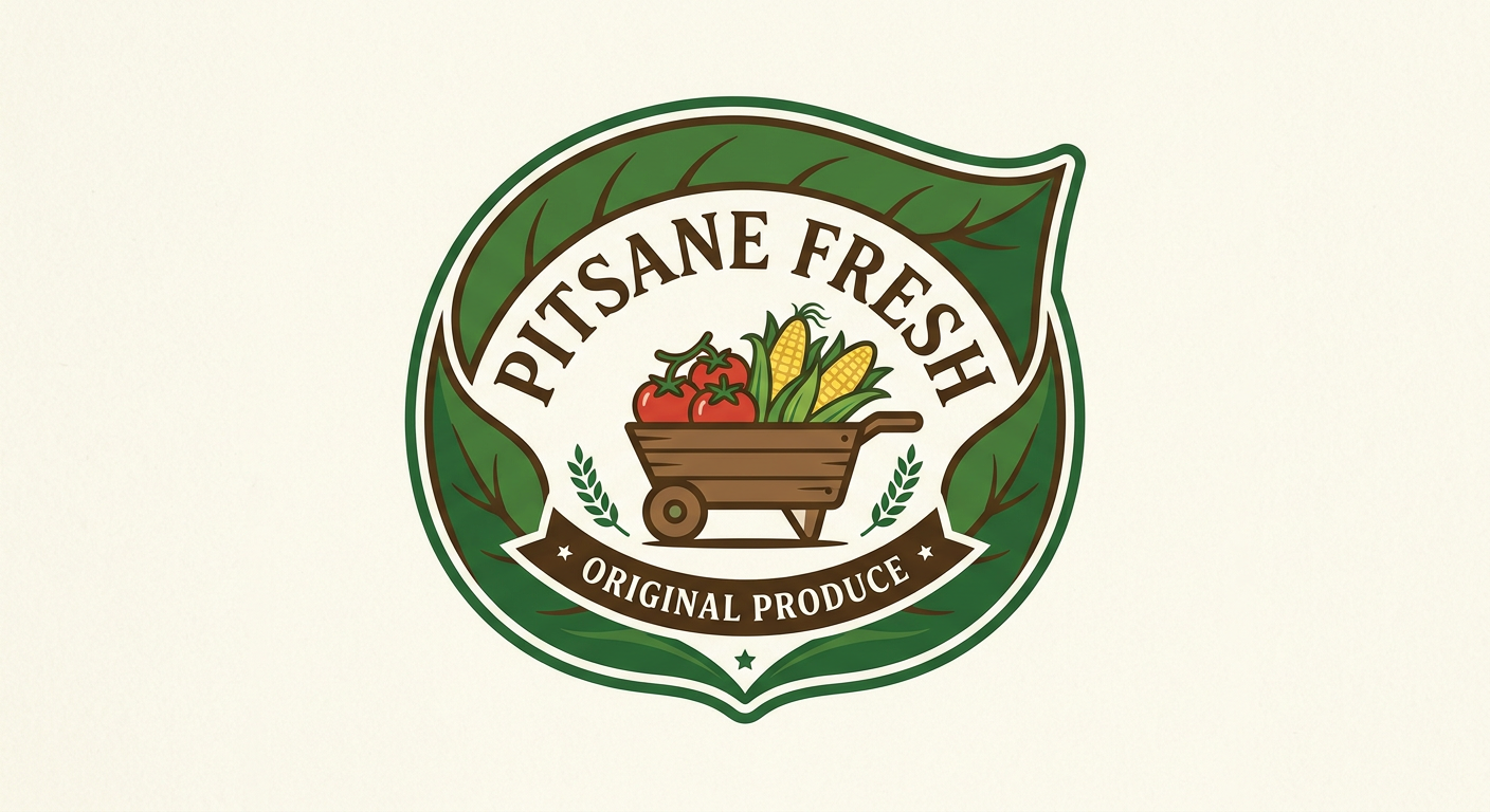 Original Pitsane Fresh produce crest logo Botswana